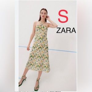Zara NWT halter midi dress!
